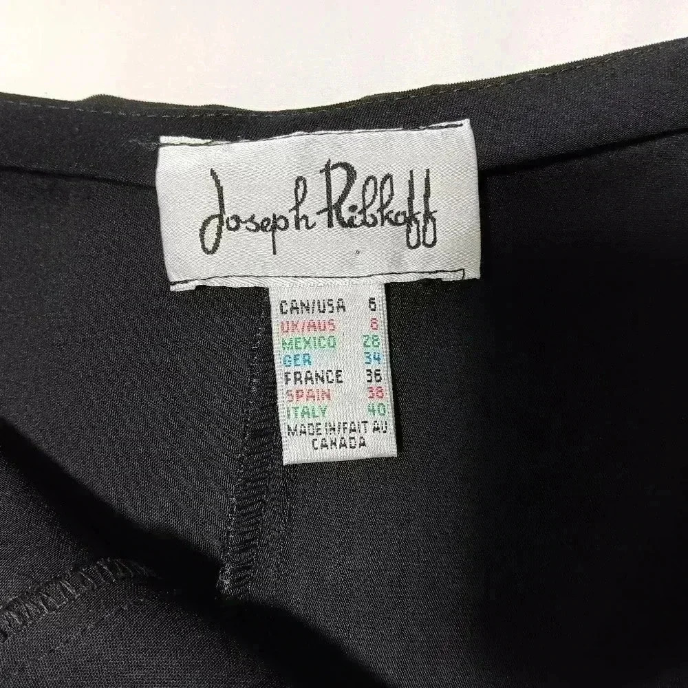 Joseph Ribkoff Straight leg, side zip pants. Ladies size 6 - Picture 5 of 6